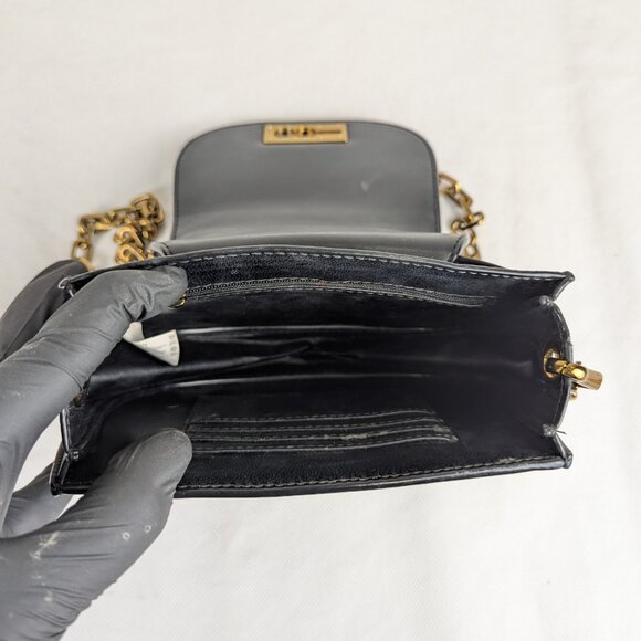 CHARLES & KEITH Horse Shoe Top Handle Bag Black Shoulder Bag - Picture 6 of 14